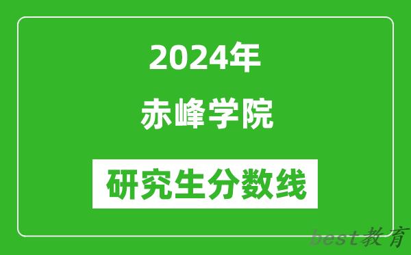 2024年赤峰学院研究生分数线一览表（含2023年历年）